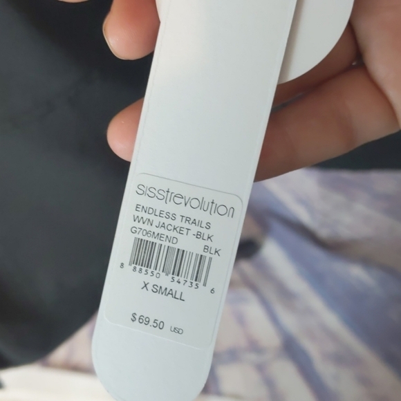 Sisstr evolution endless trail black jacket sz. XS - Picture 2 of 5